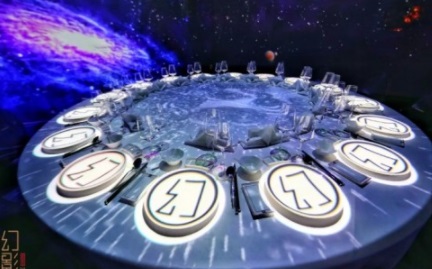 沉浸式用餐体验，五星级酒店餐厅摇身一变，成为黑科技餐厅|餐饮界